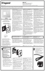 Preview for 1 page of LEGRAND adorne WNAH2 Quick Start Manual