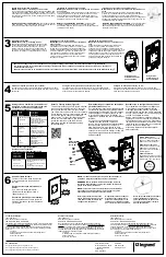 Предварительный просмотр 2 страницы LEGRAND adorne WZ3ACB40 Quick Start Manual