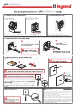 Предварительный просмотр 2 страницы LEGRAND ART D'ARNOULD Mounting Instructions