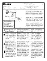 Предварительный просмотр 1 страницы LEGRAND AU7100-WH Installation Instructions