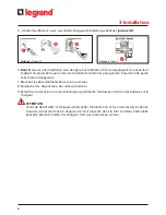 Preview for 6 page of LEGRAND Battery Charger 240V Installation Manual