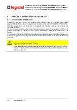 Предварительный просмотр 448 страницы LEGRAND BSK93 Operating Manual