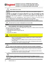 Предварительный просмотр 1114 страницы LEGRAND BSK93 Operating Manual