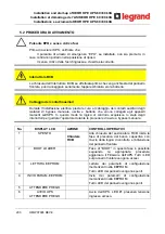 Preview for 1219 page of LEGRAND BSK93 Operating Manual