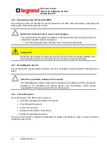 Предварительный просмотр 1245 страницы LEGRAND BSK93 Operating Manual