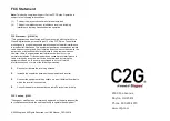 Preview for 24 page of LEGRAND C2G 30019 Manual