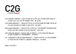 Preview for 1 page of LEGRAND C2G RapidRun 60218 Manual