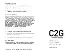 Preview for 24 page of LEGRAND C2G30018 Manual