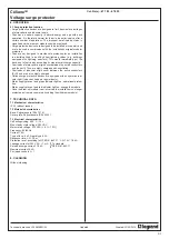 Preview for 5 page of LEGRAND Celiane 671 93 Technical Data Sheet