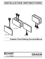 Предварительный просмотр 1 страницы LEGRAND CHIEF ODA330 Installation Instructions Manual