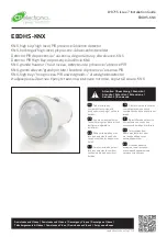 LEGRAND CP Electronics EBDHS-KNX Installation Manual предпросмотр