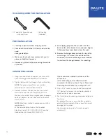 Preview for 16 page of LEGRAND DA-LITE Tensioned Advantage Series User Manual