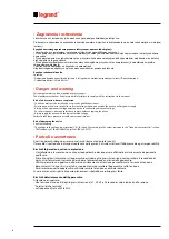 Preview for 4 page of LEGRAND EMDX3 User Manual