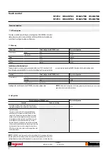 Preview for 2 page of LEGRAND HC4657M3 Manual