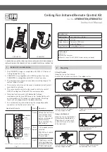 Preview for 1 page of LEGRAND HPM CFREMOTEH Instruction Manual