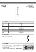 LEGRAND HPM RGLLED001 Instruction Manual предпросмотр