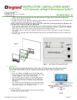 Preview for 2 page of LEGRAND IS-0433 Instruction/Installation Sheet