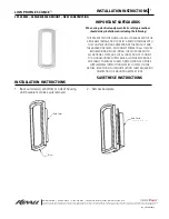 Предварительный просмотр 1 страницы LEGRAND Kenall LOW PROFILE SCONCE LPS Series Installation Instructions