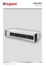 Предварительный просмотр 1 страницы LEGRAND KEOR PDU Quick Start Manual