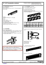 Preview for 24 page of LEGRAND LCS2 Manual