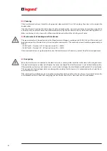 Preview for 22 page of LEGRAND LE06499AE Instructions For Installation, Use And Maintenance Manual