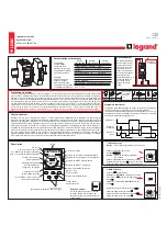 Preview for 3 page of LEGRAND LEXIC 037 81 Manual