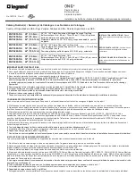 LEGRAND ON-Q ENP2050-NA Installation Instructions preview