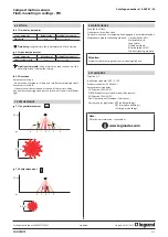 Предварительный просмотр 3 страницы LEGRAND PIR IP41 Technical Data Sheet