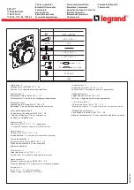 LEGRAND PRO 21 7756 84 Operating Instructions preview