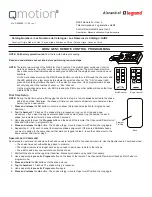 LEGRAND Qmotion QDR2 Instruction Manual preview