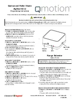 Предварительный просмотр 1 страницы LEGRAND Qmotion Range Extender Programming Instructions