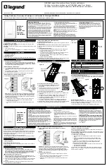 LEGRAND Radiant WNRCB40 Installation Instructions предпросмотр