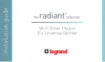 LEGRAND Radiant WWP20 Installation Manual preview