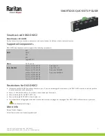 Preview for 1 page of LEGRAND Raritan SmartLock DX2-DH2C2 Quick Setup Manual