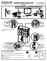 LEGRAND SANUS SA-OWSP42 Instruction Manual preview