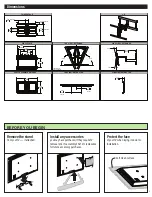 Предварительный просмотр 3 страницы LEGRAND SANUS SLF428-B1 Instruction Manual