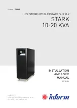 LEGRAND STARK 10 kVA Installation And User Manual preview