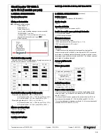 Preview for 3 page of LEGRAND TX3 6000 A Manual