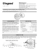 LEGRAND Wattstopper DT-305 Manual предпросмотр