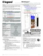 LEGRAND Wattstopper LCAP Series Manual preview