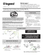 Предварительный просмотр 1 страницы LEGRAND Wattstopper LMRC-102 Manual