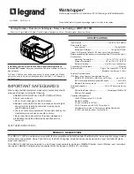 LEGRAND Wattstopper LMRC-611-16M Quick Start Manual preview