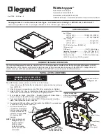 Preview for 1 page of LEGRAND Wattstopper LMTI-100-120 Installation Instructions Manual