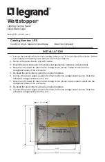 Preview for 1 page of LEGRAND Wattstopper LP8 Quick Start Manual