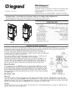 LEGRAND Wattstopper WS-301 Manual preview