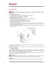 Preview for 40 page of LEGRAND WHAD HE 3 101 66 Installation And Maintenance Manual