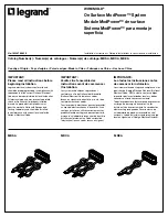 Preview for 1 page of LEGRAND WIREMOLD MDCA Installation Instructions Manual