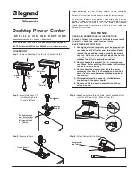 Preview for 1 page of LEGRAND WSC320-S Installation Instructions