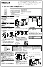 LEGRAND WZ3RL10 Installation Instructions preview