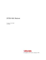 Lehigh DTM-MA Manual preview